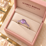 Harriet Ring (silver-tone) viewed from above inside the Audrey boutique.