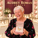 Caroline Retro Pearl-Look Ring | Gold-Tone presented by the Audrey owner.