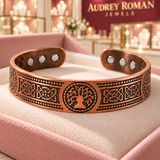 Florence Knot Bracelet in a close detail view inside the boutique.
