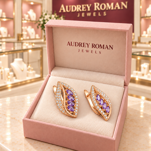 Imogen Earrings | Rose-Gold-Tone